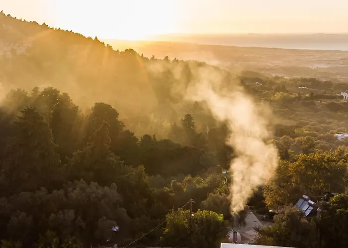 펜션 Giannis & Maria Sunset House Lagoudi Zia